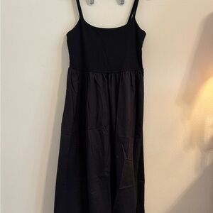 Old Navy Black Midi Dress